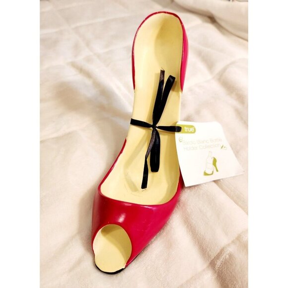 Red Stiletto Wine Bottle Holder By Barolo Blanc New With Box Christmas Gift - Picture 4 of 11